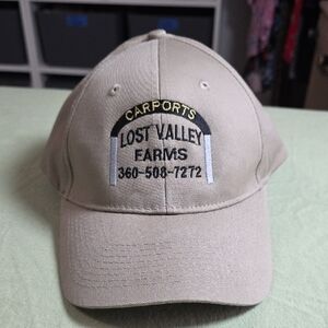 Tan Lost Valley Farms Cap